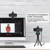 FIFINE 1440p HD Webcam with Microphone and Tripod