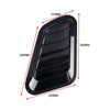Carbon Fiber Style Car Hood Scoop Vent Covers (Pair)