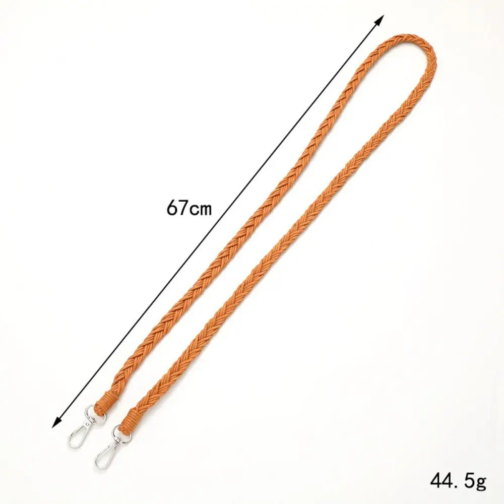 Handwoven Braided Bag Strap – Detachable Crossbody Belt