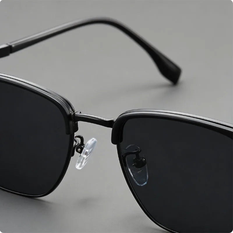 Vintage Square Metal Frame Sunglasses