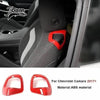 Red ABS material trim kit for Chevrolet Camaro interior and exterior components