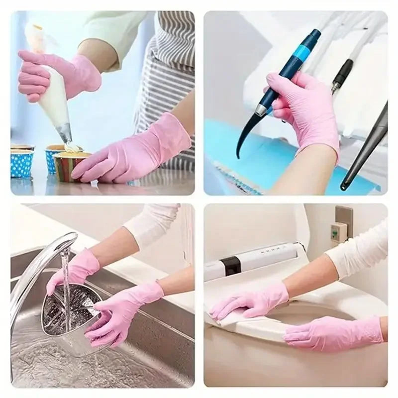 Disposable Nitrile Gloves (100-Pack) - Latex-Free & Powder-Free