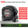 Self-Locking Fluorescent Steel Tape Measure