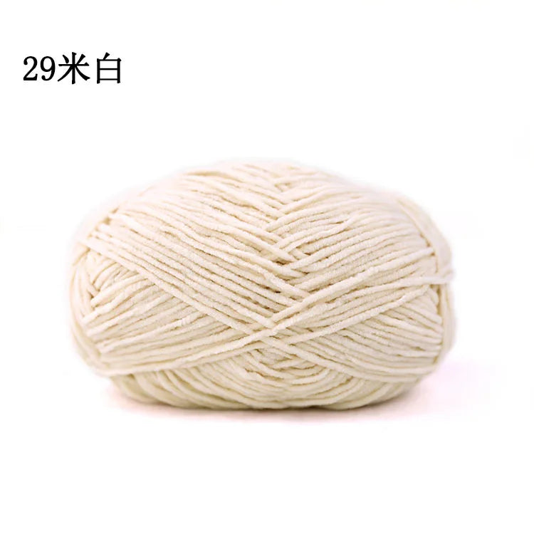 Matte Chenille Yarn for Crochet and Knitting