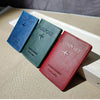 RFID-Blocking Leather Passport Holder
