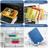 6-Compartment Bento Lunch Box with Utensils