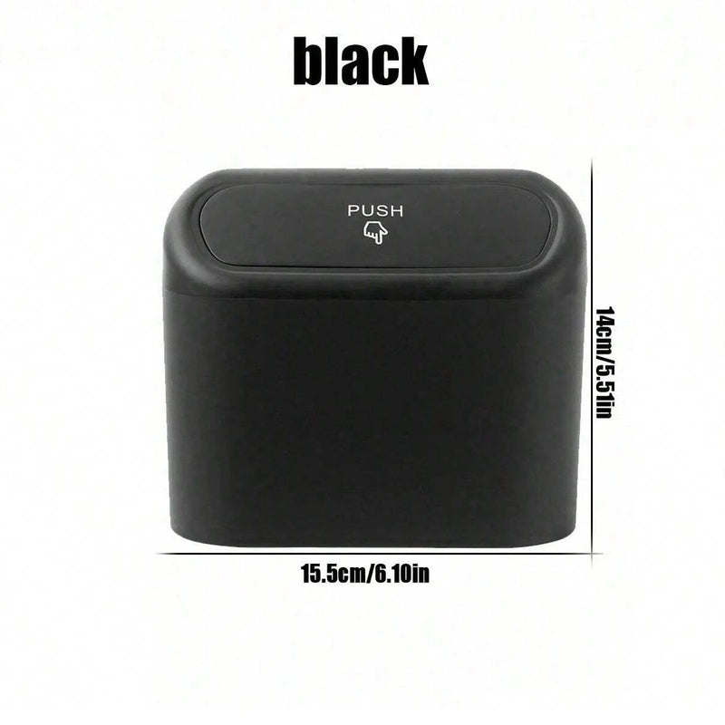 Compact Car Trash Can with Lid