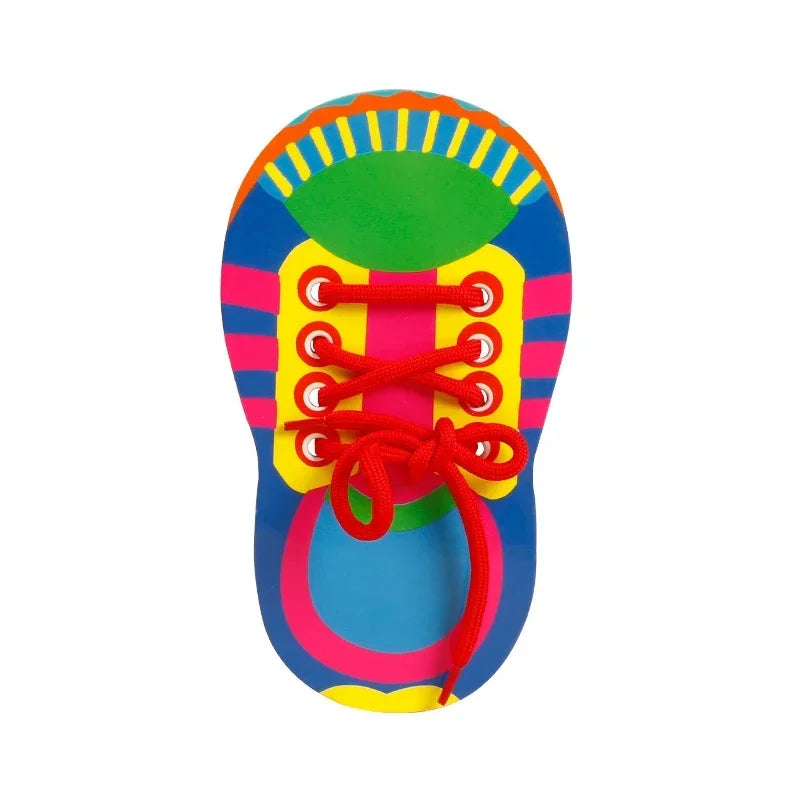 Shoelace Tying Practice Board for Kids – Learn to Tie Laces