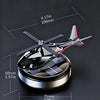 Solar-Powered Rotating Helicopter Car Air Freshener & Decorative Aromatherapy Diffuser