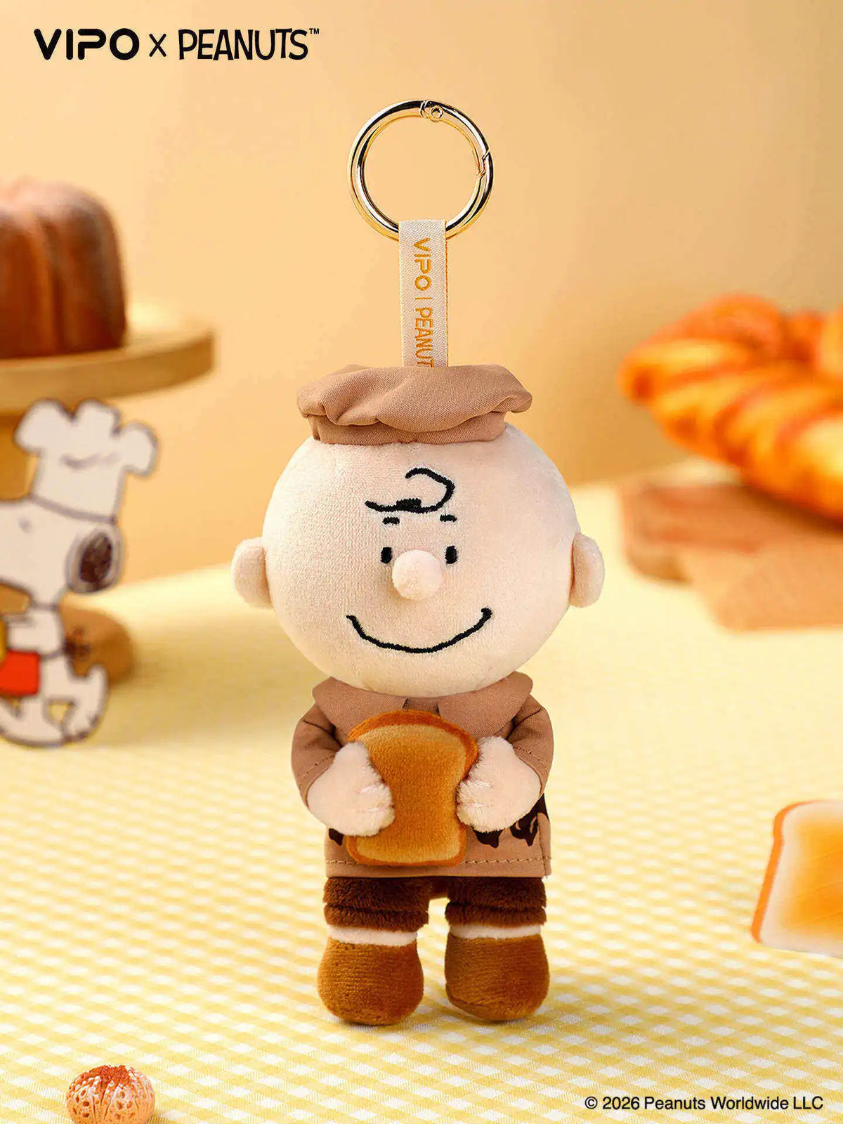 Snoopy Baking Series Plush Keychain – Official Peanuts Collectible