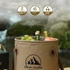 Portable Foldable PVC Storage Bucket for Camping and Cleaning