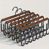 Wall-Mounted Metal Coat Rack with 8 Hooks