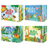 Montessori Busy Book for Toddlers – Reusable Sticker & Velcro Learning Activities