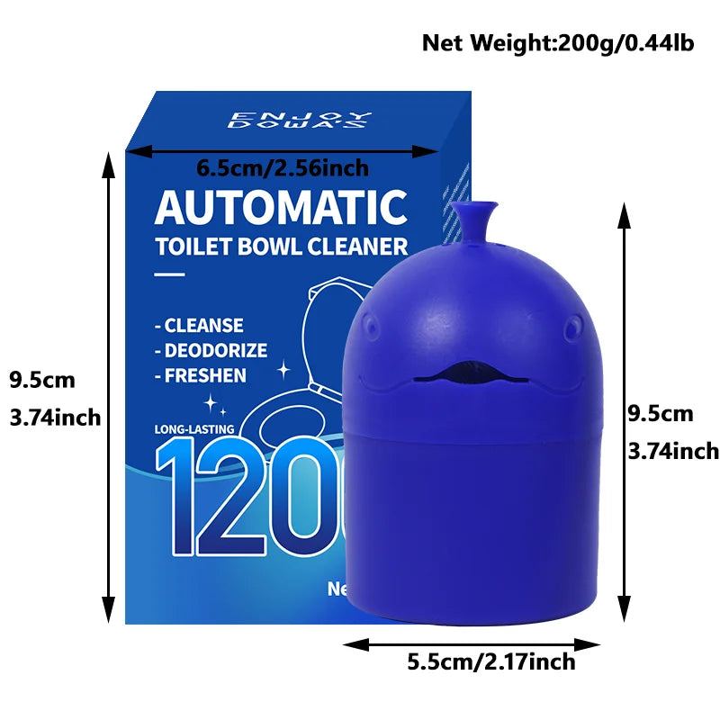 Gel Nettoyant Automatique pour Toilettes en Forme de Baleine