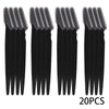 A set of twenty precision eyebrow razors for facial grooming and dermaplaning, shown vertically.