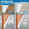 Adjustable Door Bottom Seal Strip Draft Stopper with Acoustic Foam