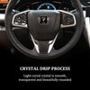 Carbon Fiber Steering Wheel Emblem Decals for Honda Models 2015-2022