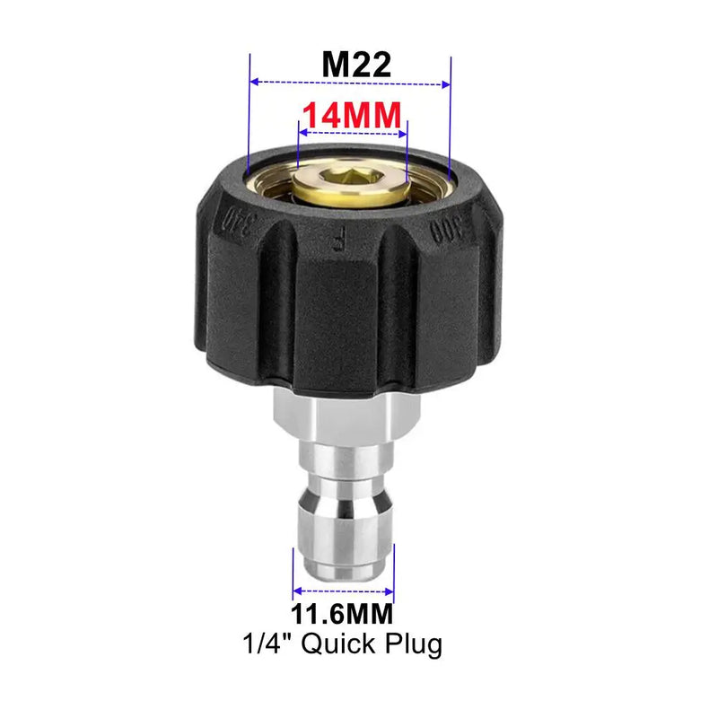 Brass Pressure Washer Quick Connect Adapter