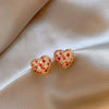 Dainty Heart Stud Earrings
