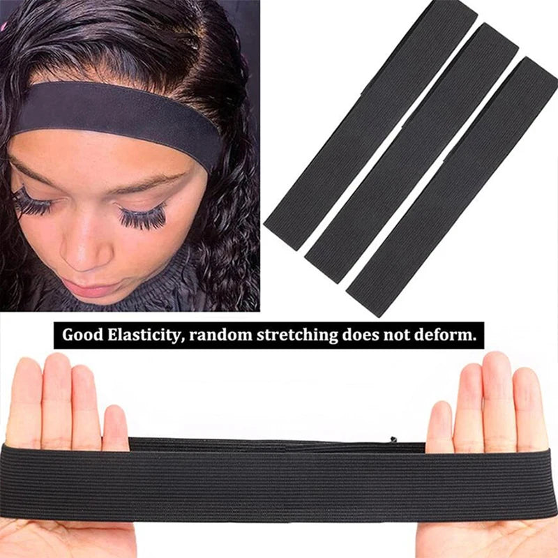 4-Pack Elastic Lace Melting Headbands