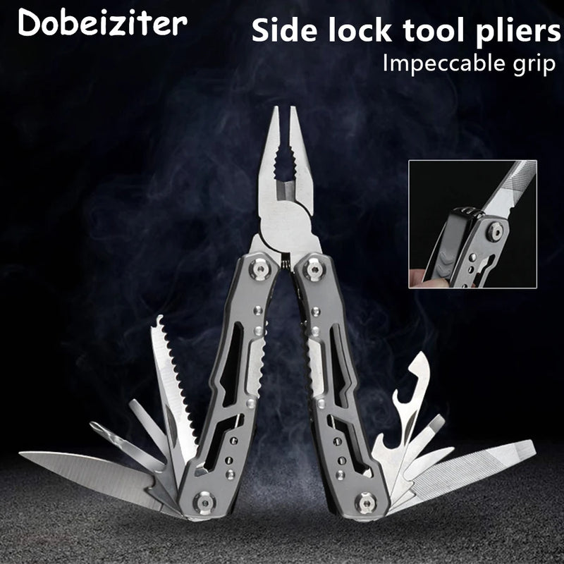Stainless Steel Pocket Multitool with Pliers