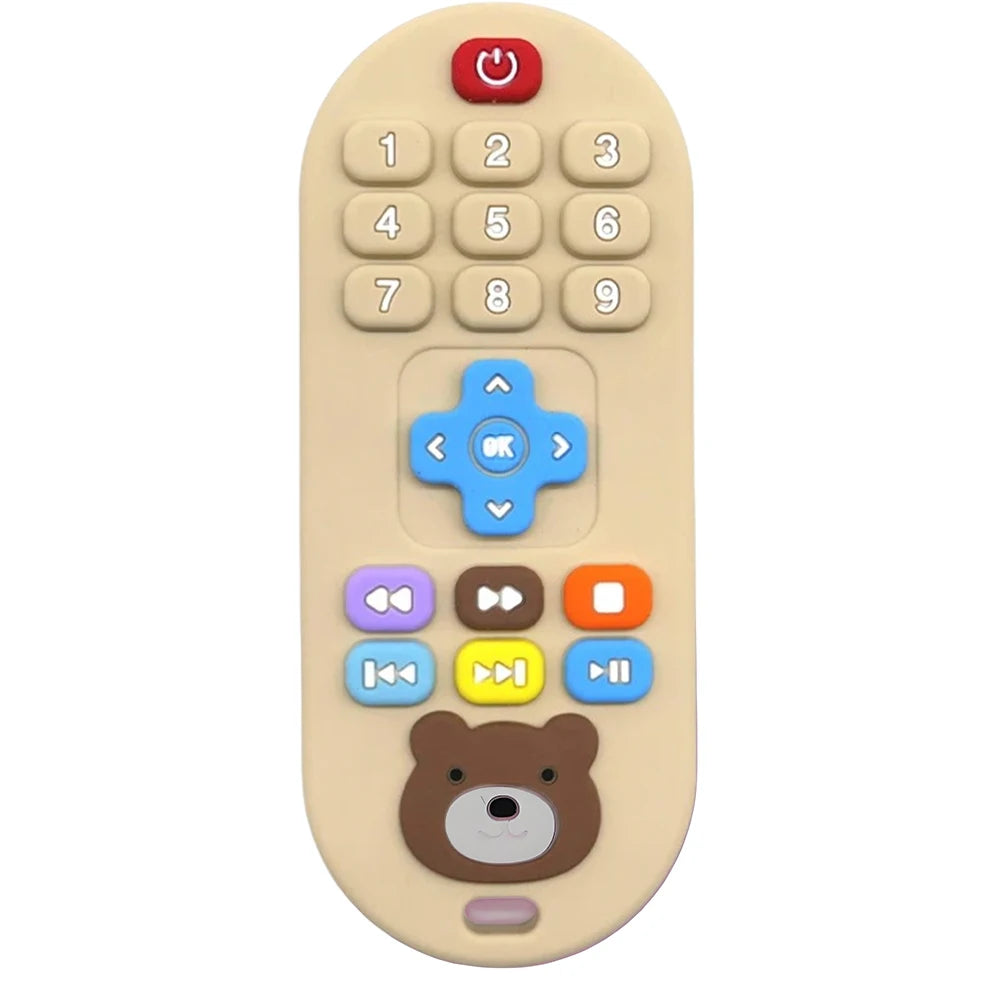 Silicone Teething Remote Control Toy for Babies