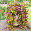 UV-Resistant Hanging Artificial Flowers – Silk-Like Outdoor Decor (Mixed Colors)