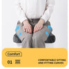Ergonomic U-Shaped Memory Foam Seat Cushion for Coccyx Pain Relief