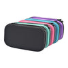 A collection of colorful shockproof EVA stethoscope storage cases and organizer pouches stacked together.