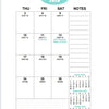 5-Year Monthly Planner with Reading-Themed Cover, Lay-Flat Spiral Binding