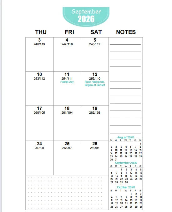 5-Year Monthly Planner with Reading-Themed Cover, Lay-Flat Spiral Binding