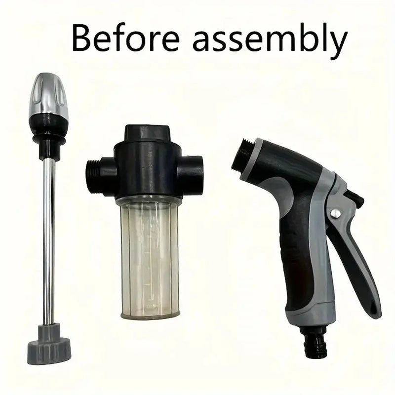 Pistola de Agua a Alta Presión Ajustable para Lavado de Coches y Jardín