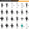 Universal Car Fastener Clip Kit – 100+ Pieces with Remover Tool