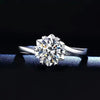 Adjustable Moissanite Ring with Tension Setting