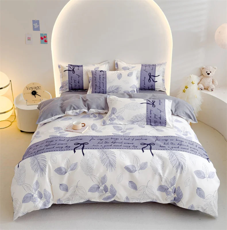 Brushed Polyester Duvet Cover with Matching Pillowcases