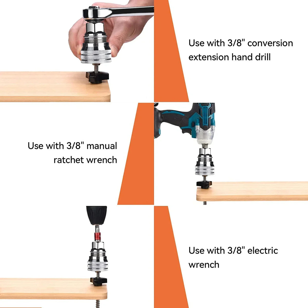 Universal Socket Adapter Kit for Drills and Wrenches