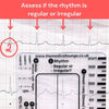 ECG 7-Step Interpretation Ruler Card
