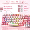 VK75 Wired Mechanical Gaming Keyboard with Hot-Swap Switches and Control Knob