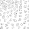Clear acrylic crushed ice gems used for vase fillers and decorative purposes