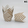 Tulip Cupcake Liners (50-Pack) – Food-Grade Baking Cups for Muffins & Cupcakes
