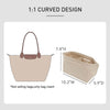 Felt Mini Bag Organizer with Handle for Small Handbags