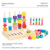 Montessori Wooden Color & Shape Matching Puzzle for Toddlers