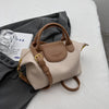 Vintage PU Leather Crossbody Bucket Bag
