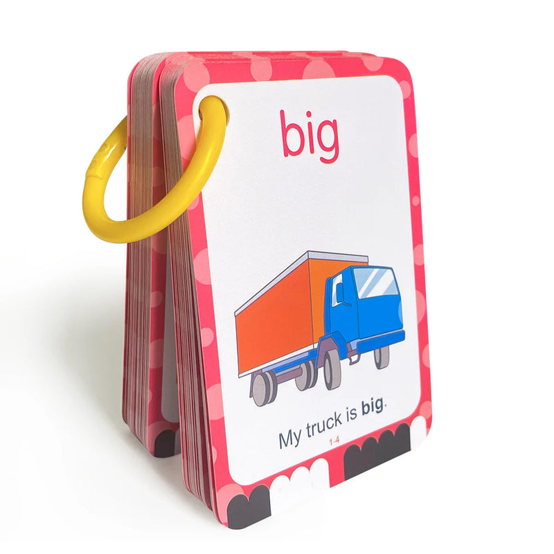 Sight Words Flashcards with Pictures & Sentences - 5 Level Learning Kit