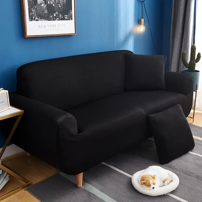 Stretch Sofa Cover with Non-Slip Backing