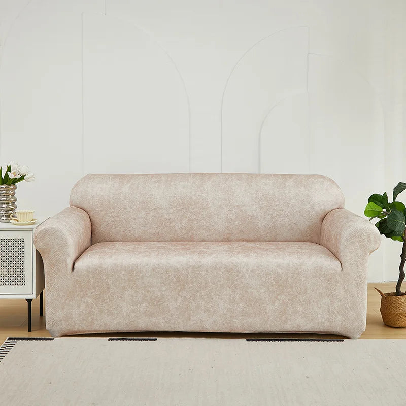 PU Leather Sofa Slipcover with Anti-Slip Backing