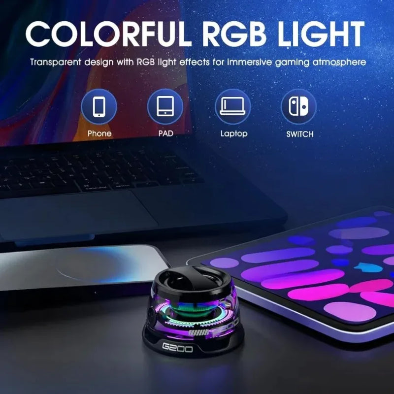 Altavoz Bluetooth Mini Magnético con Luces RGB