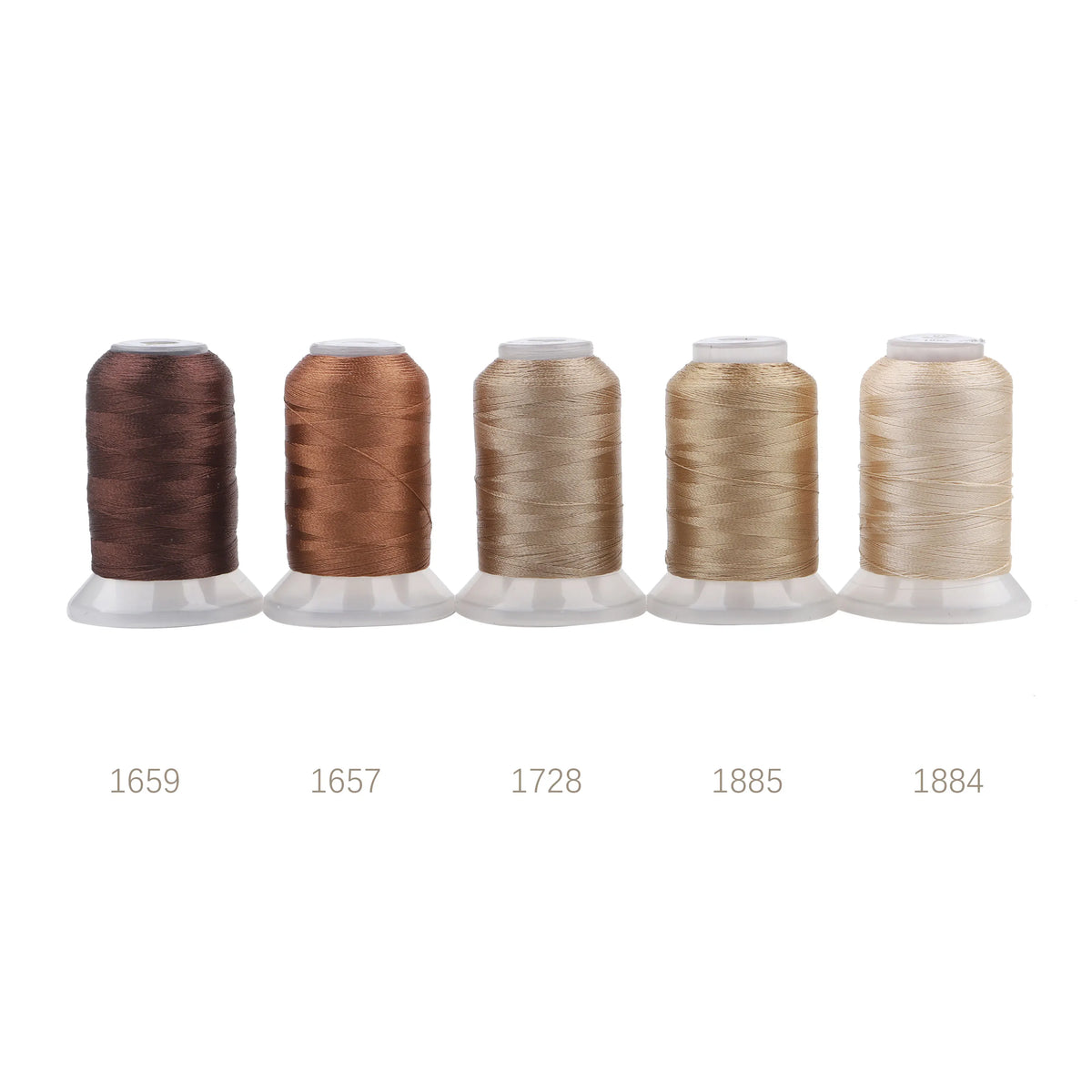 Polyester Embroidery Thread 120D/40WT – High Tenacity, 500m per Roll