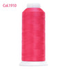 80-Color Polyester Embroidery Thread Set with Large 4000m Spools