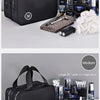 Large Capacity Double-Layer Travel Makeup Bag with Wet/Dry Separation
